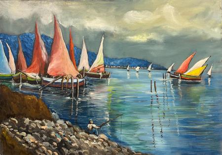 Art work by  Anonimo Marina - oil canvas 
